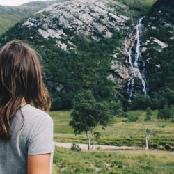 steall waterfalls , randonnée autour de harry potter , vallée de glencoe , ecosse