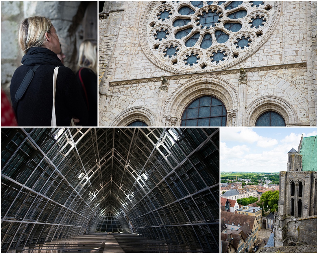 visite des combles de la Cathédrale de Chartres