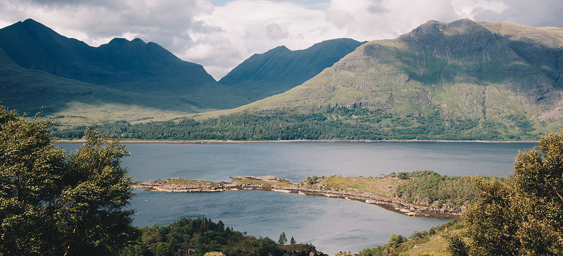 autour du loch maree, autour invernessac, ecosse