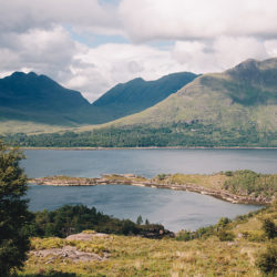 autour du loch maree, autour invernessac, ecosse
