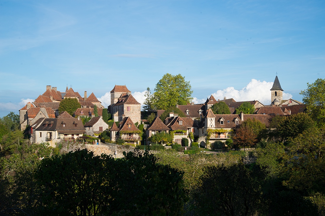 visite de Loubressac, lot, plus beau village de France