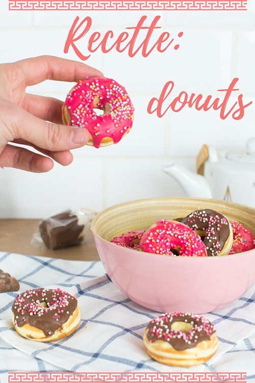 recette de donuts pour le goûter , snack collection