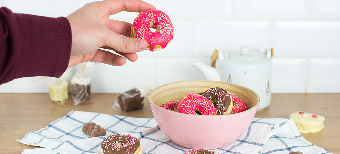 recette de donuts pour le goûter , snack collection