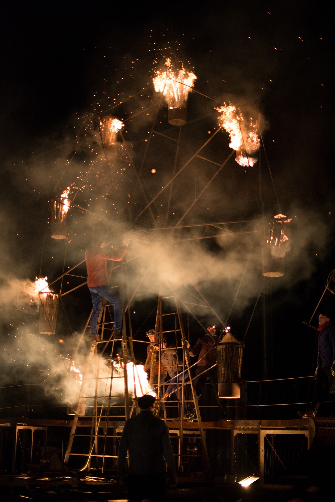 spectacle Pyromènes, Sainte-Barbe, Lens