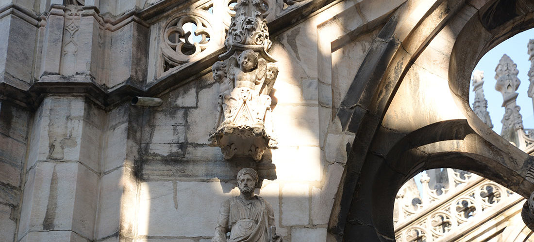 visite des terrasses du duomo, week-end à milan
