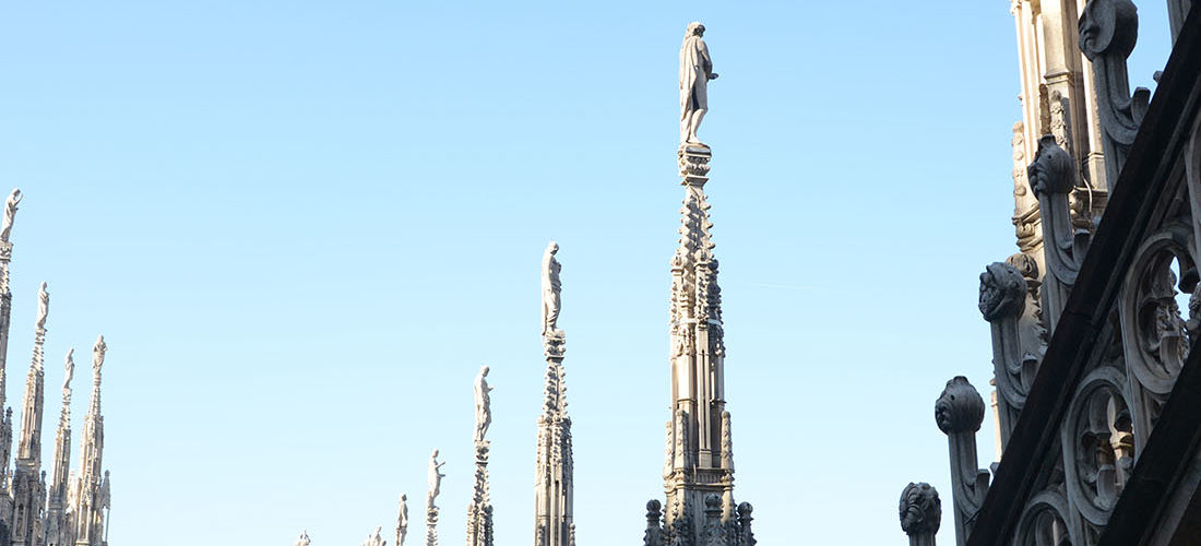 visite des terrasses du duomo, week-end à milan