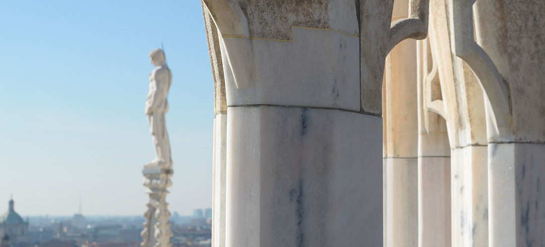 visite des terrasses du duomo, week-end à milan