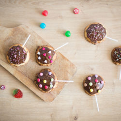 recette : les cookies pops au chocolat