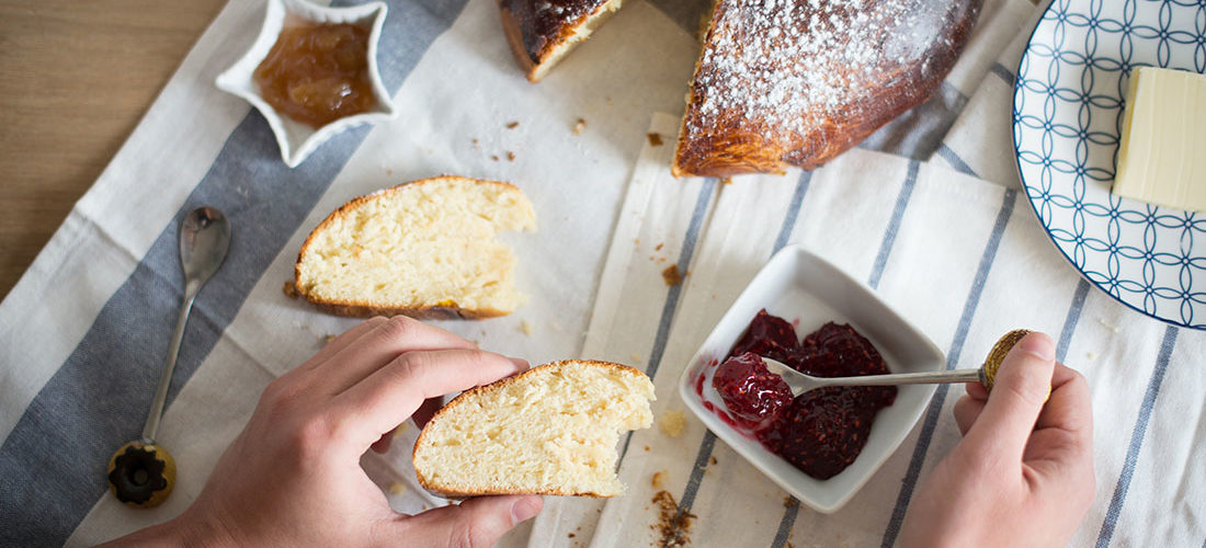 recette de la fouace, brioche , spécialité de l'aveyron