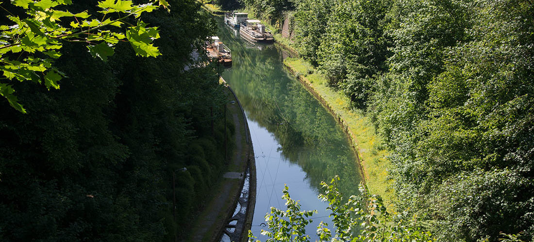 visite et randonnée autour du touage de riqueval, aisne
