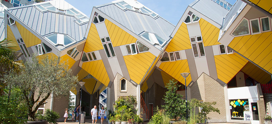 kubuswoningen, maisons cubiques, rotterdam