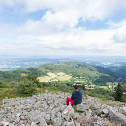 randonnee le sentier des crêts, pilat, loire