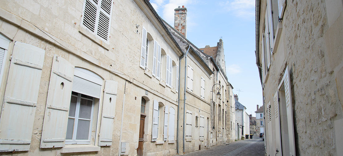 centre médiéval de crépy-en-valois , oise
