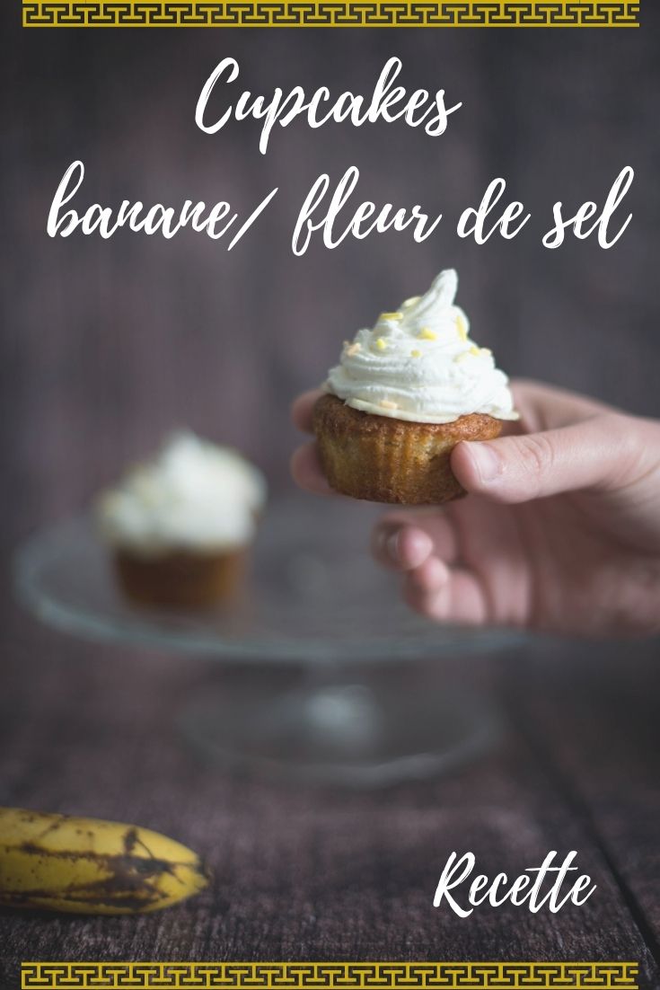 cupcakes banane et fleur de sel, recette