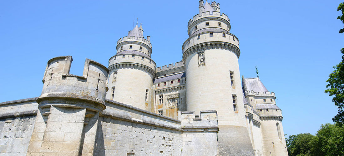 visite du château de Pierrefonds dans l'Oise, viollet le duc
