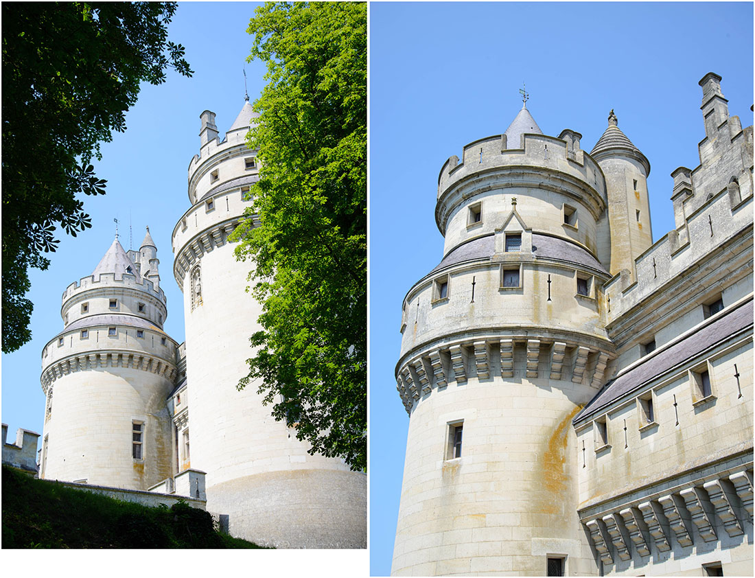 visite du château de Pierrefonds dans l'Oise, viollet le duc