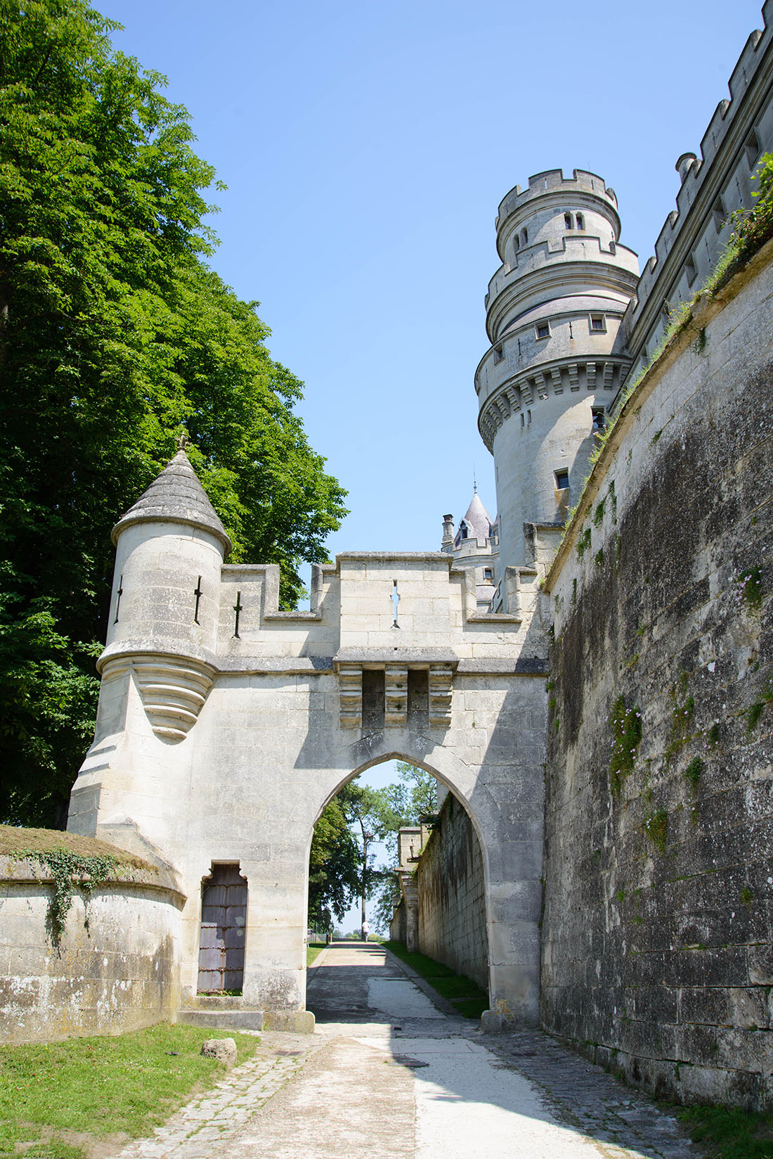 visite du château de Pierrefonds dans l'Oise, viollet le duc