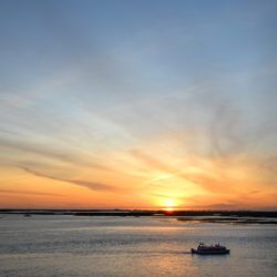 coucher de soleil à faro