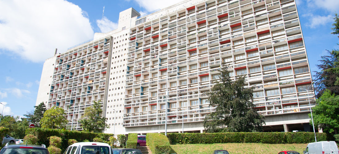 visite de la cité le corbusier à firminy, loire, unité d'habitation