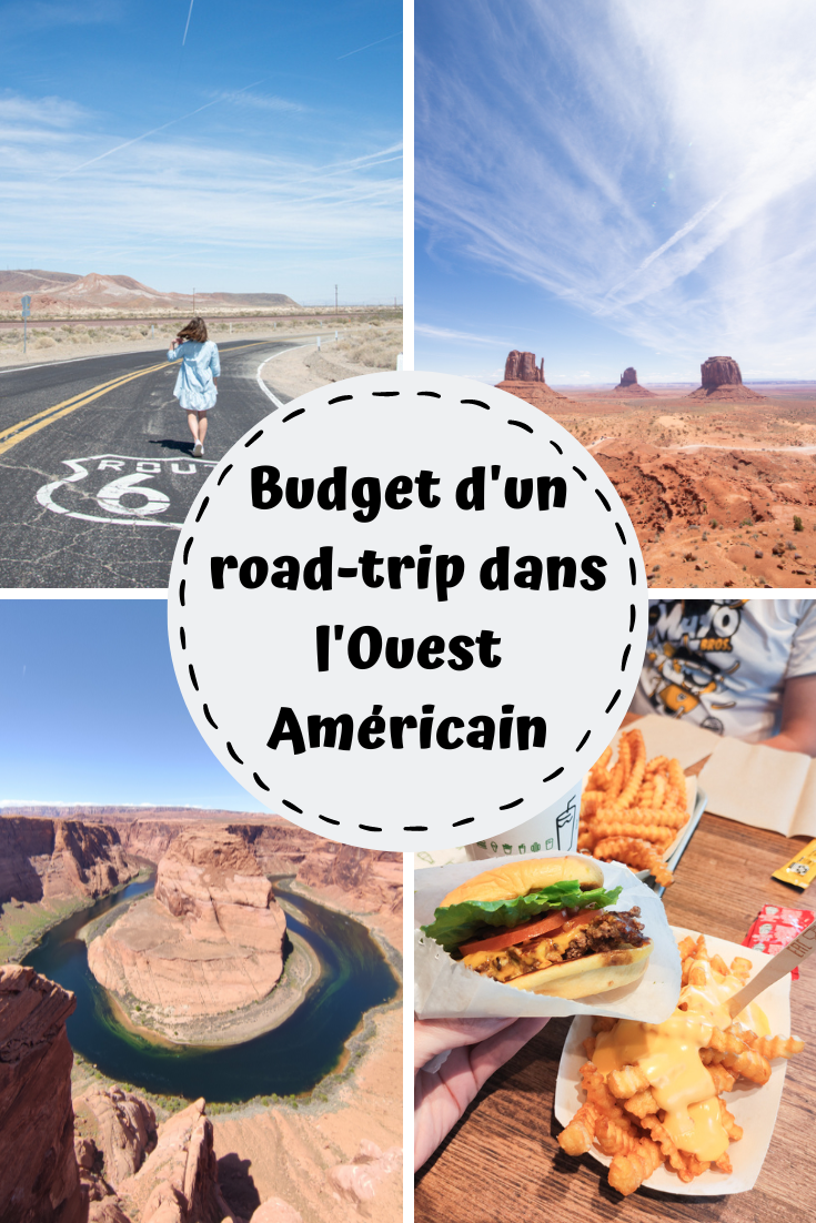 budget d'un road-trip dans l'ouest américain