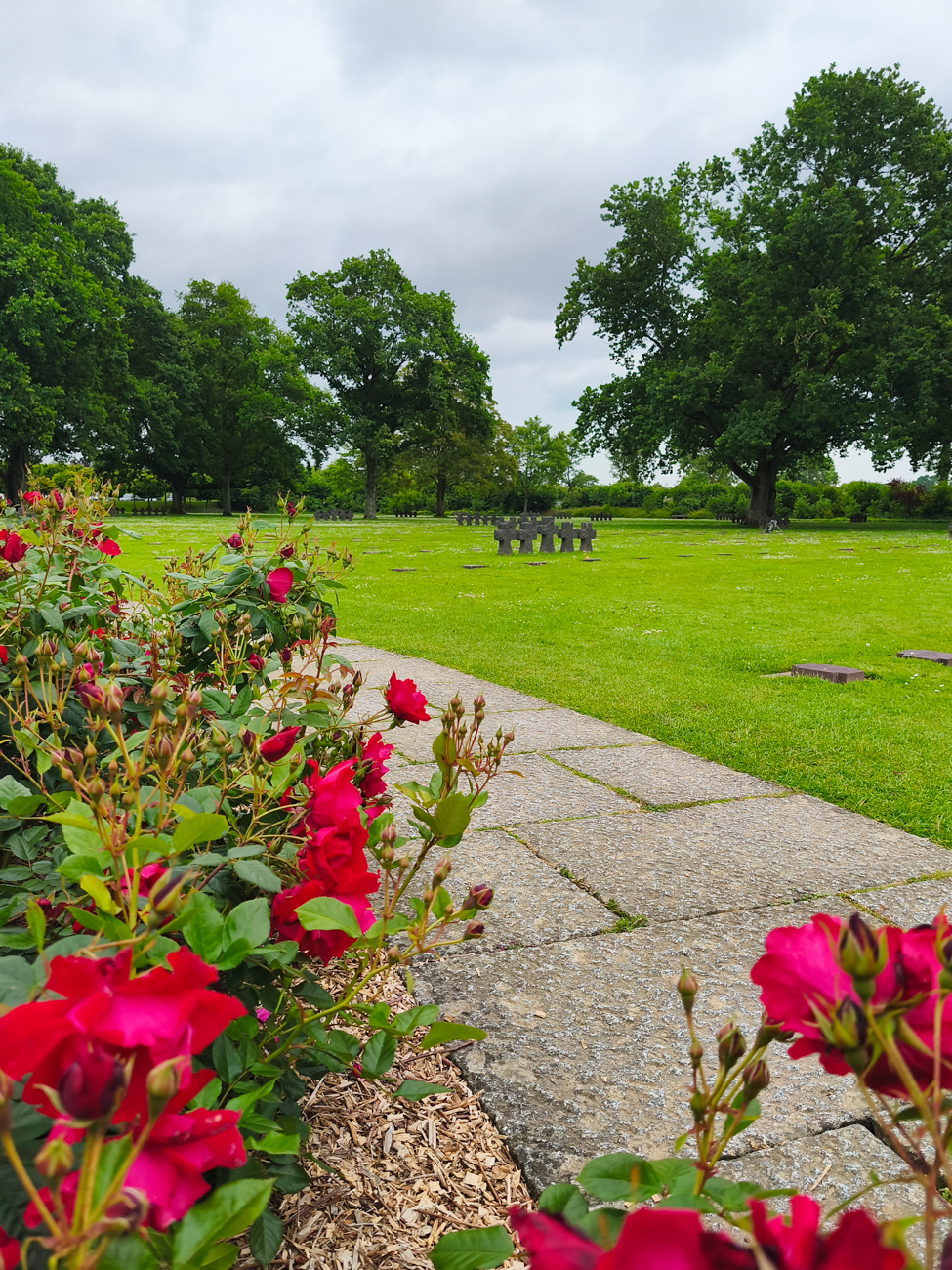 cimetière allemand de la cambe, normandie