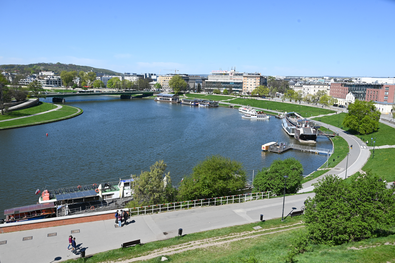 cracovie, bords de la vistule
