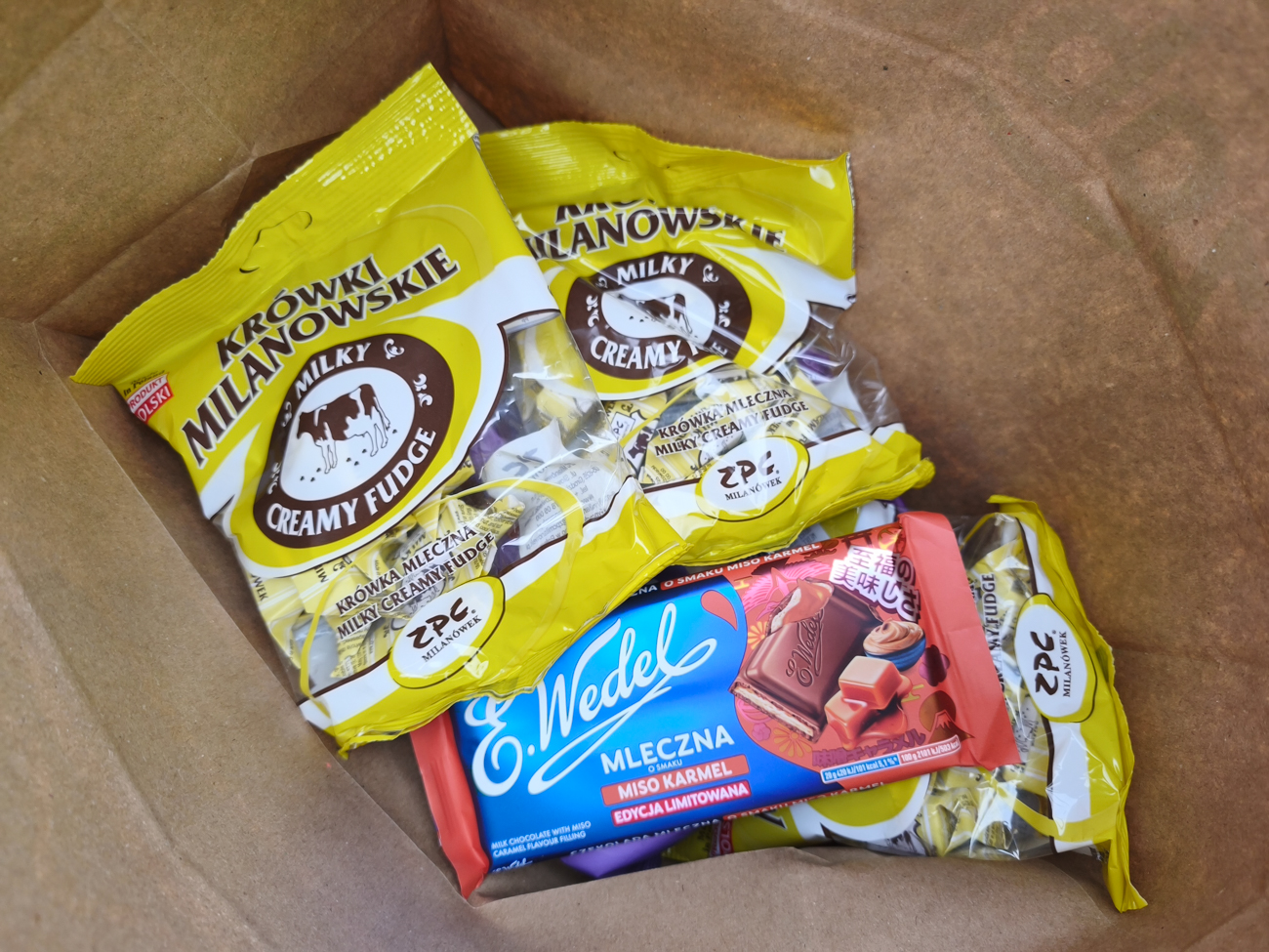 krowki, chocolat wedel, souvenirs de pologne