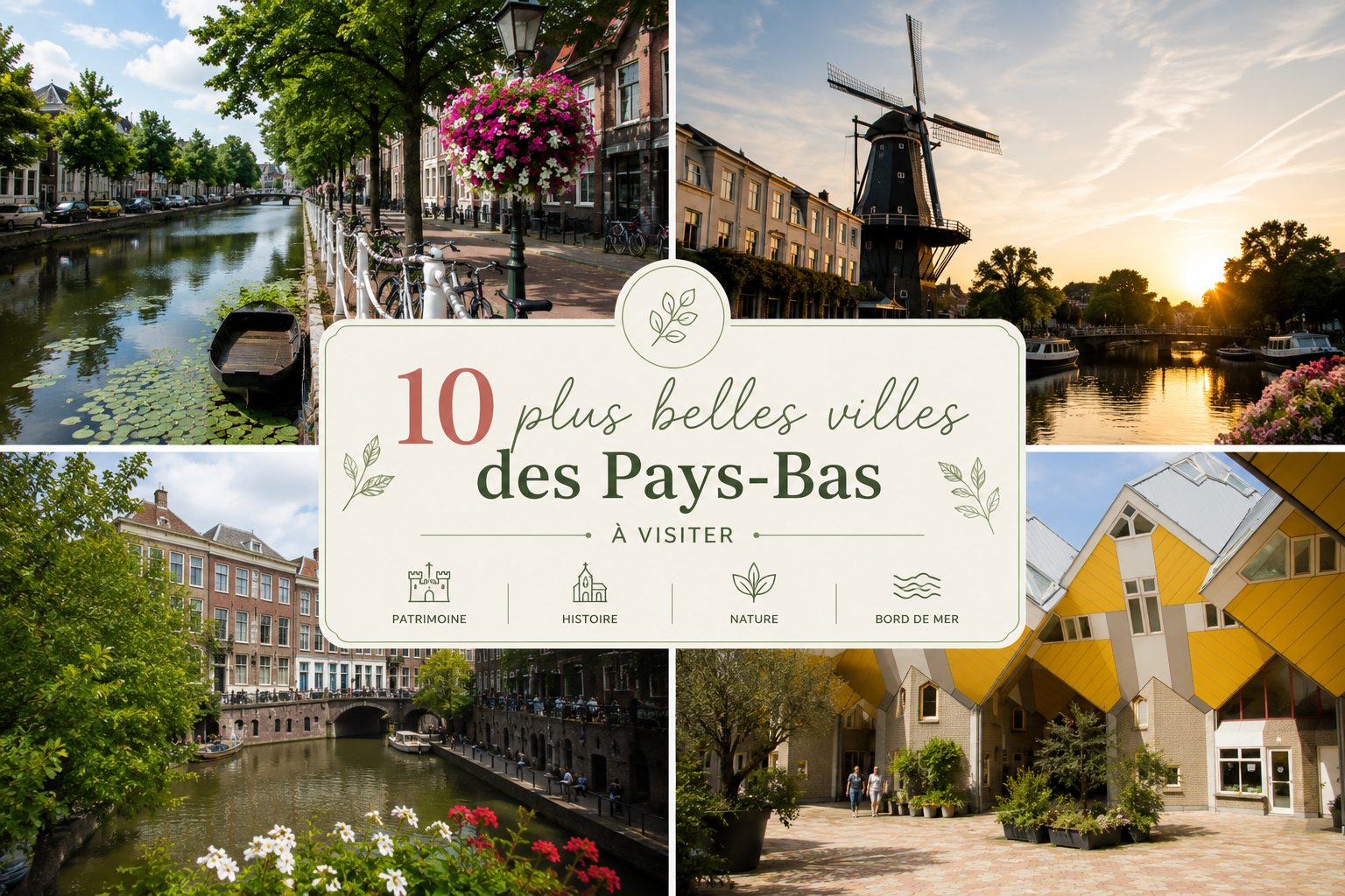 plus belles villes des pays-bas