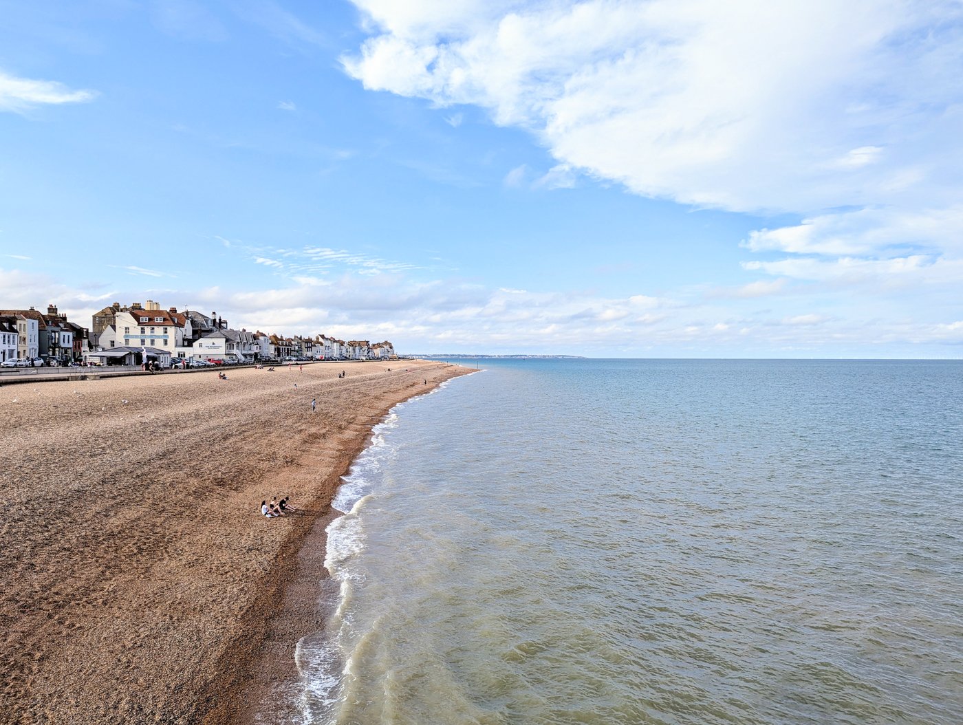 séjour et road-trip dans le kent, balade sur le front de mer à Deal