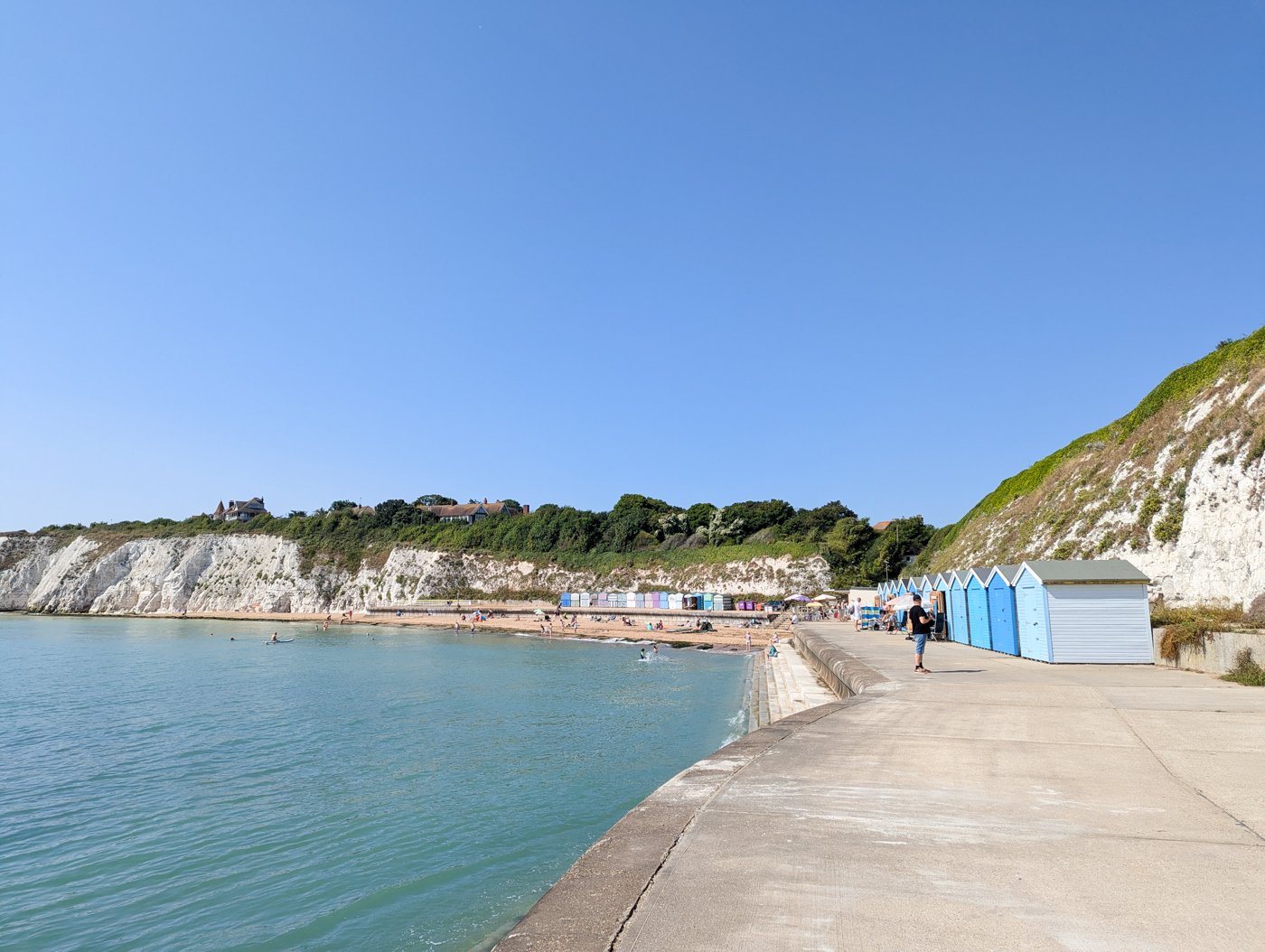 balade sur le front de mer, broadstairs