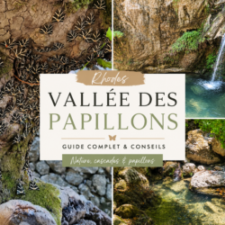 visiter la vallée des papillons à rhodes, mes conseils