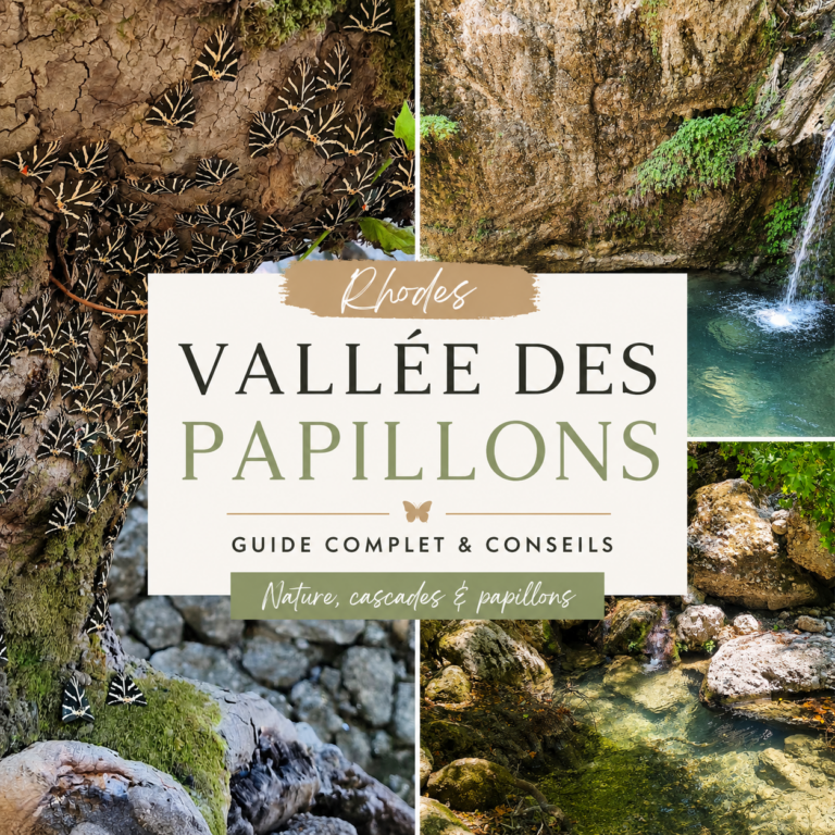 visiter la vallée des papillons à rhodes, mes conseils