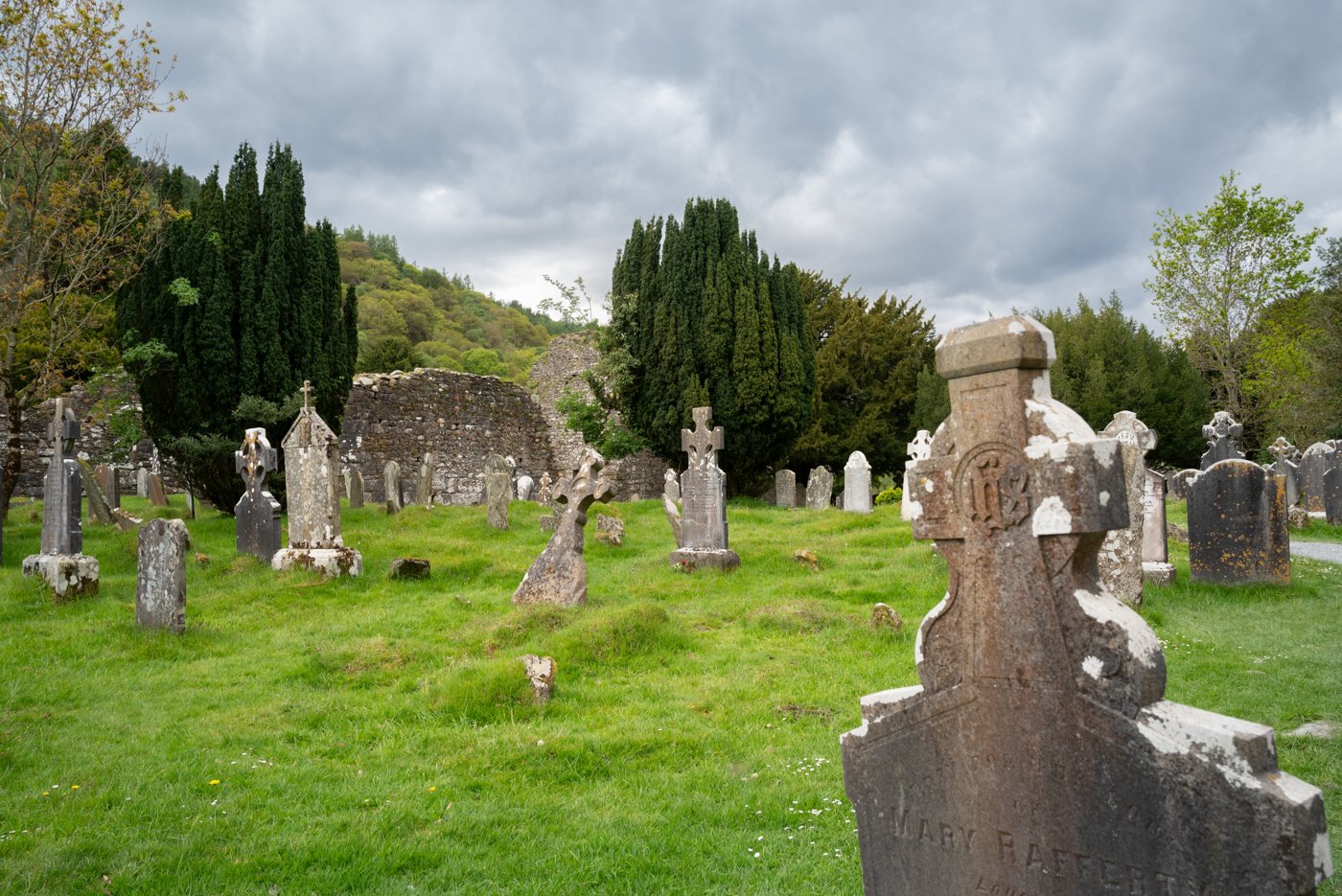 cité monastique de Glendalough dans les wicklow mountains , que faire autour de dublin , irlande