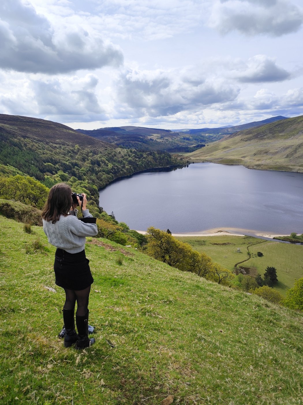 Lough Tay (Guinness Lake), l'un des plus beaux paysages des Wicklow Mountains